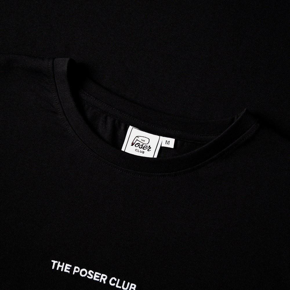The Poser Club T-Shirt - TPC Members Argyle Tee - Black '26