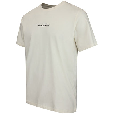 The Poser Club T-Shirt - TPC Members Argyle Tee - Off White '26