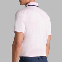 The Poser Club x G/FORE - Jigger Stripe Polo - Blush '26
