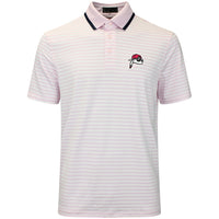 The Poser Club x G/FORE - Jigger Stripe Polo - Blush '26