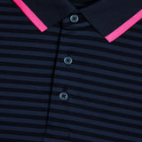 The Poser Club x G/FORE - Jigger Stripe Polo - Twilight '26