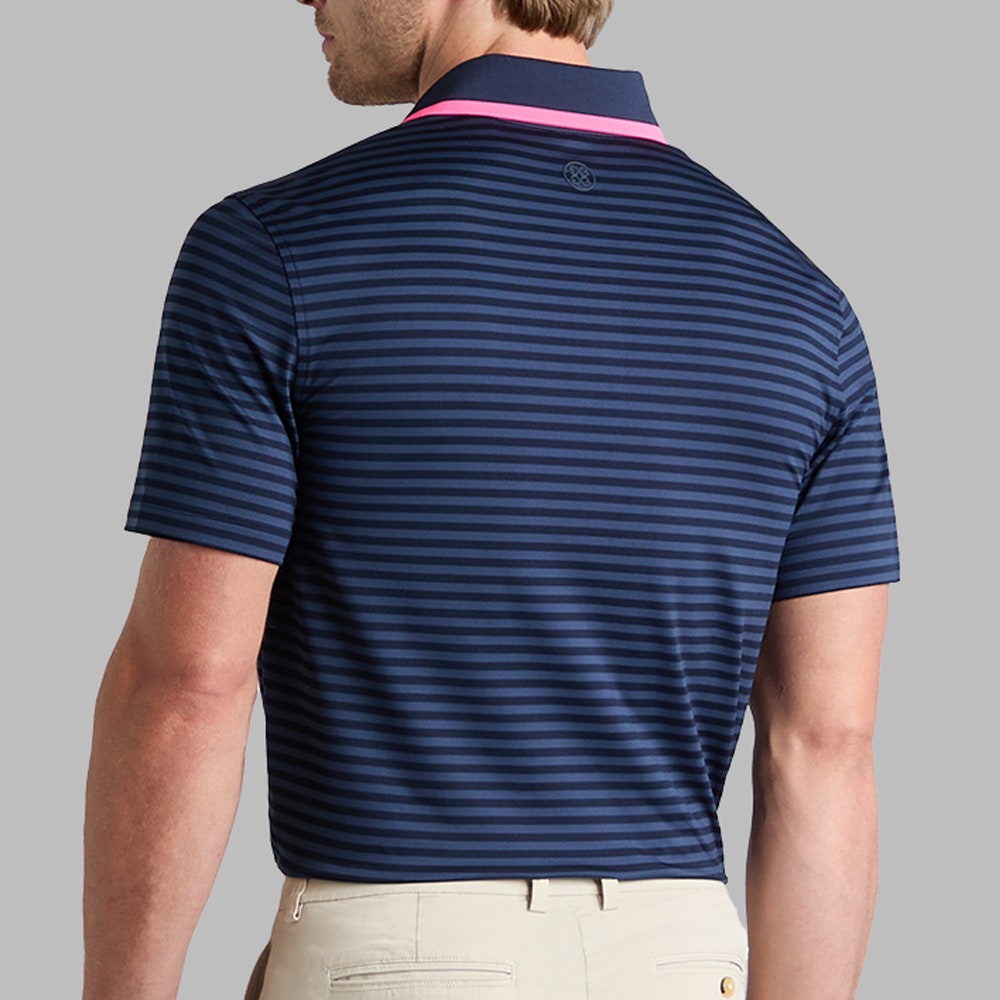 The Poser Club x G/FORE - Jigger Stripe Polo - Twilight '26