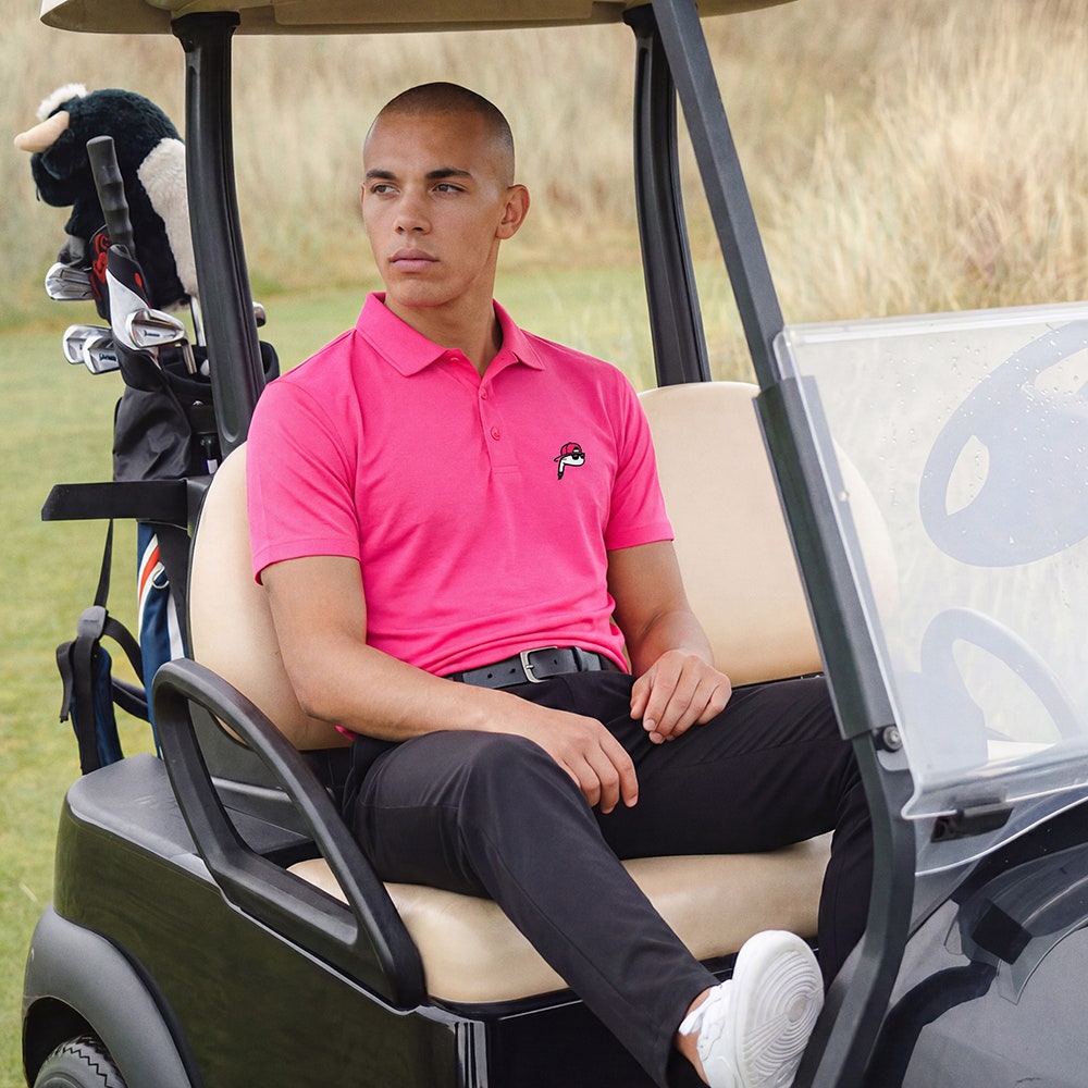 The Poser Club x G/FORE - TPC Jigger Golf Shirt - Knockout Pink '26