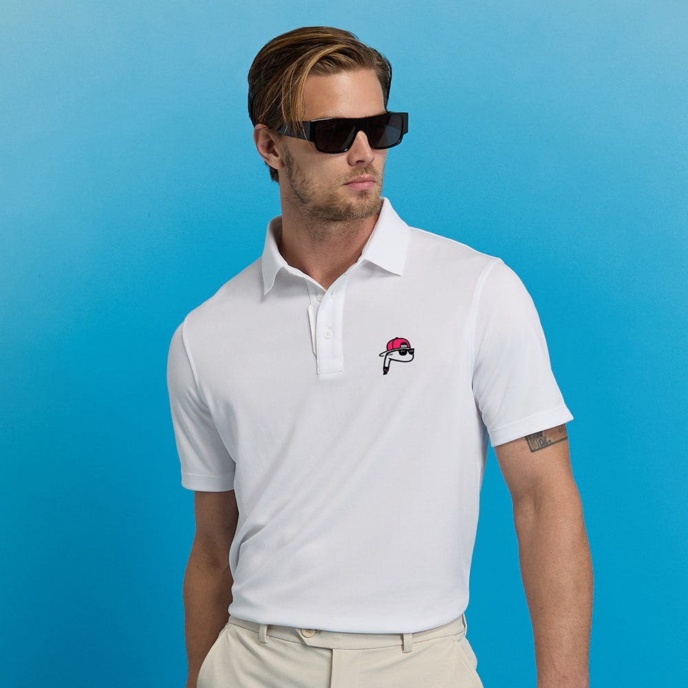 The Poser Club x G/FORE - TPC Jigger Golf Shirt - Snow '26