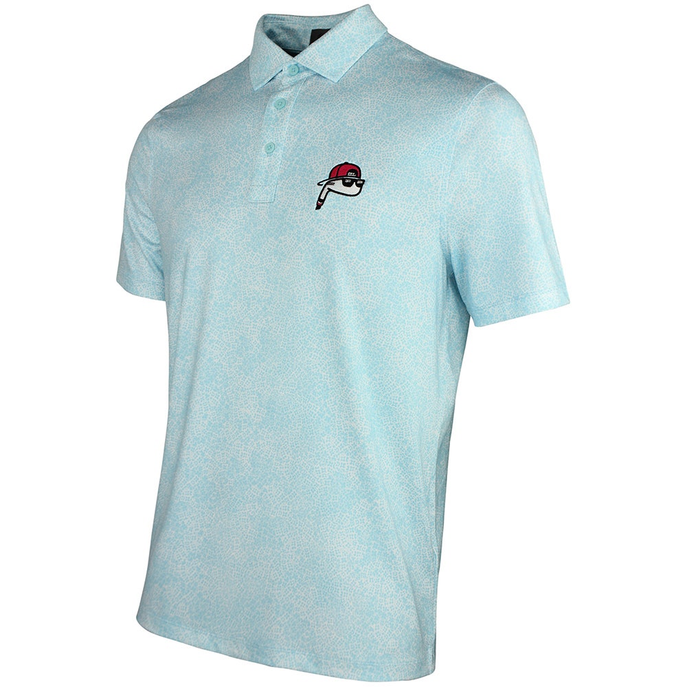 The Poser Club x G/FORE - TPC Jigger Hydrangea Polo - Cenote AW26