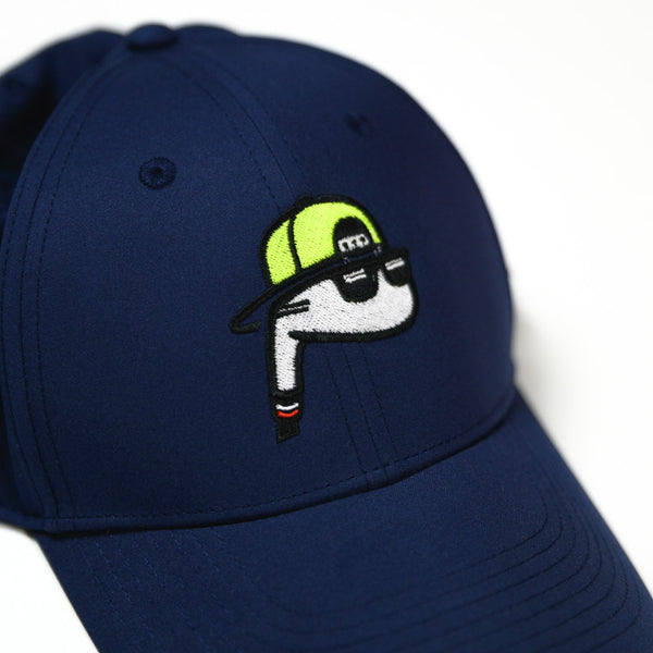 The Poser Club x NIKE - DF Jigger Club Cap - Navy - Volt '26