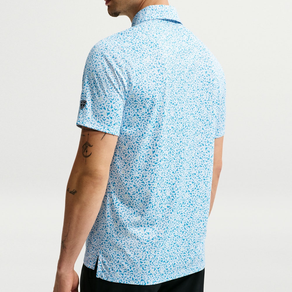 The Poser Club x NIKE - Par 5 Jigger BOP Polo - A. Blue - Volt '26