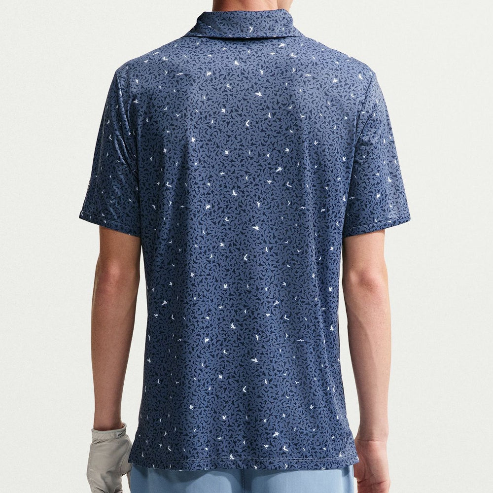 The Poser Club x NIKE - Par 5 Jigger BOP Polo - D. Blue - Volt '26