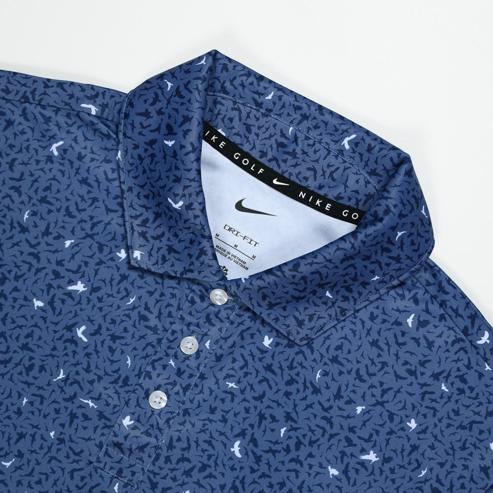 The Poser Club x NIKE - Par 5 Jigger BOP Polo - D. Blue - Volt '26