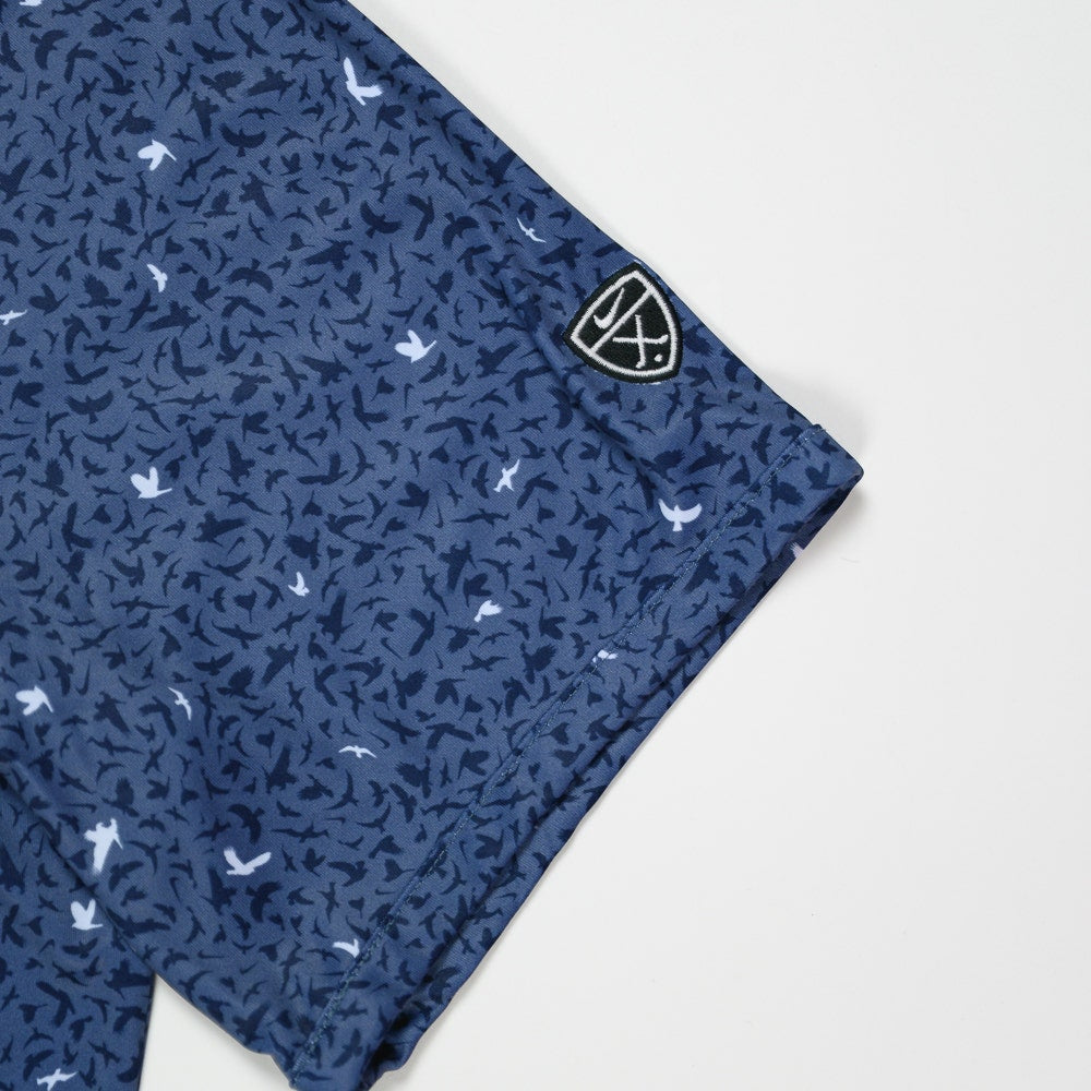 The Poser Club x NIKE - Par 5 Jigger BOP Polo - D. Blue - Volt '26