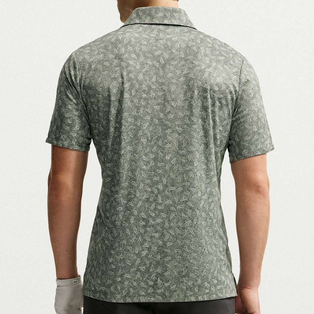 The Poser Club x NIKE - Par 5 Jigger GSP Polo - Camo Green - Volt '26