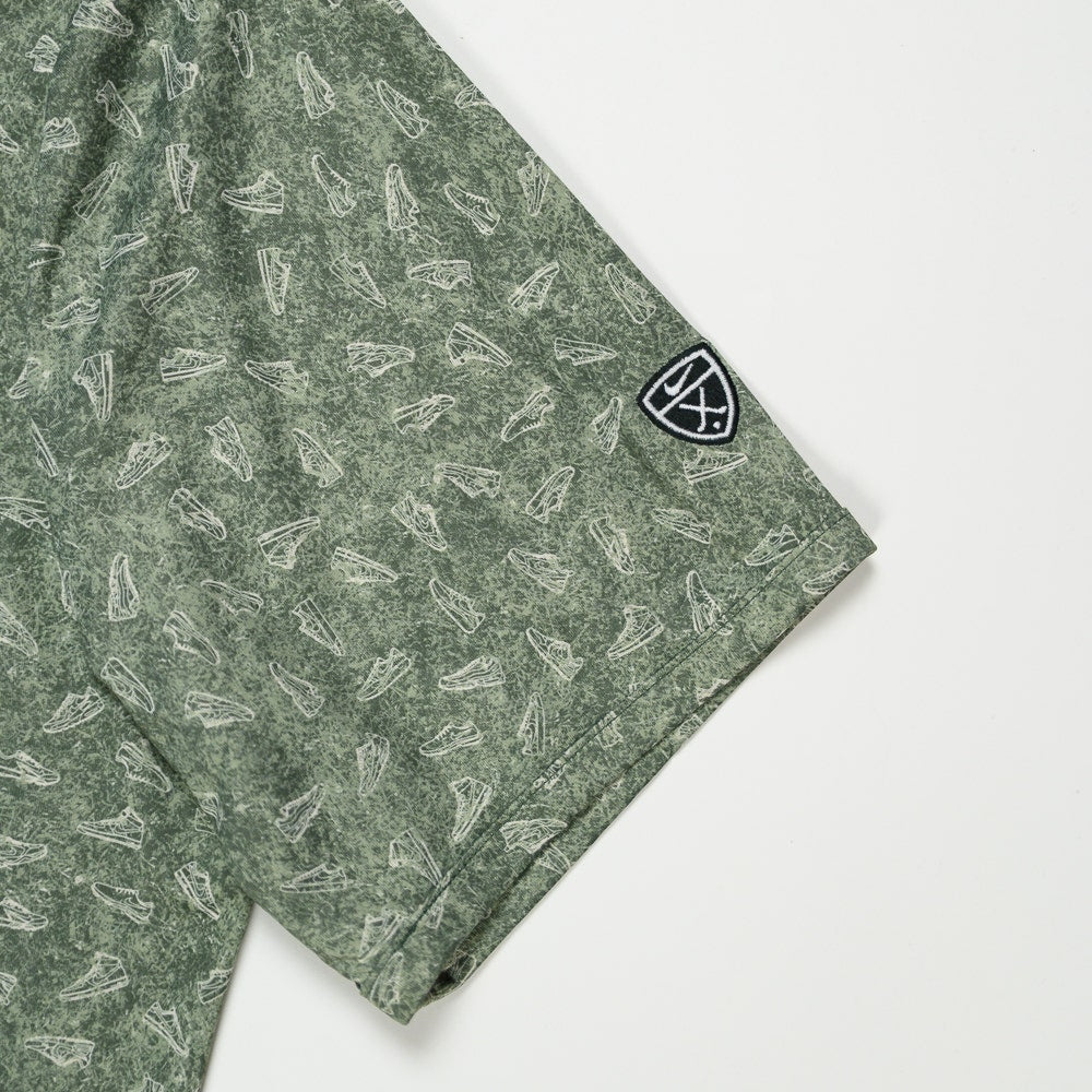 The Poser Club x NIKE - Par 5 Jigger GSP Polo - Camo Green - Volt '26