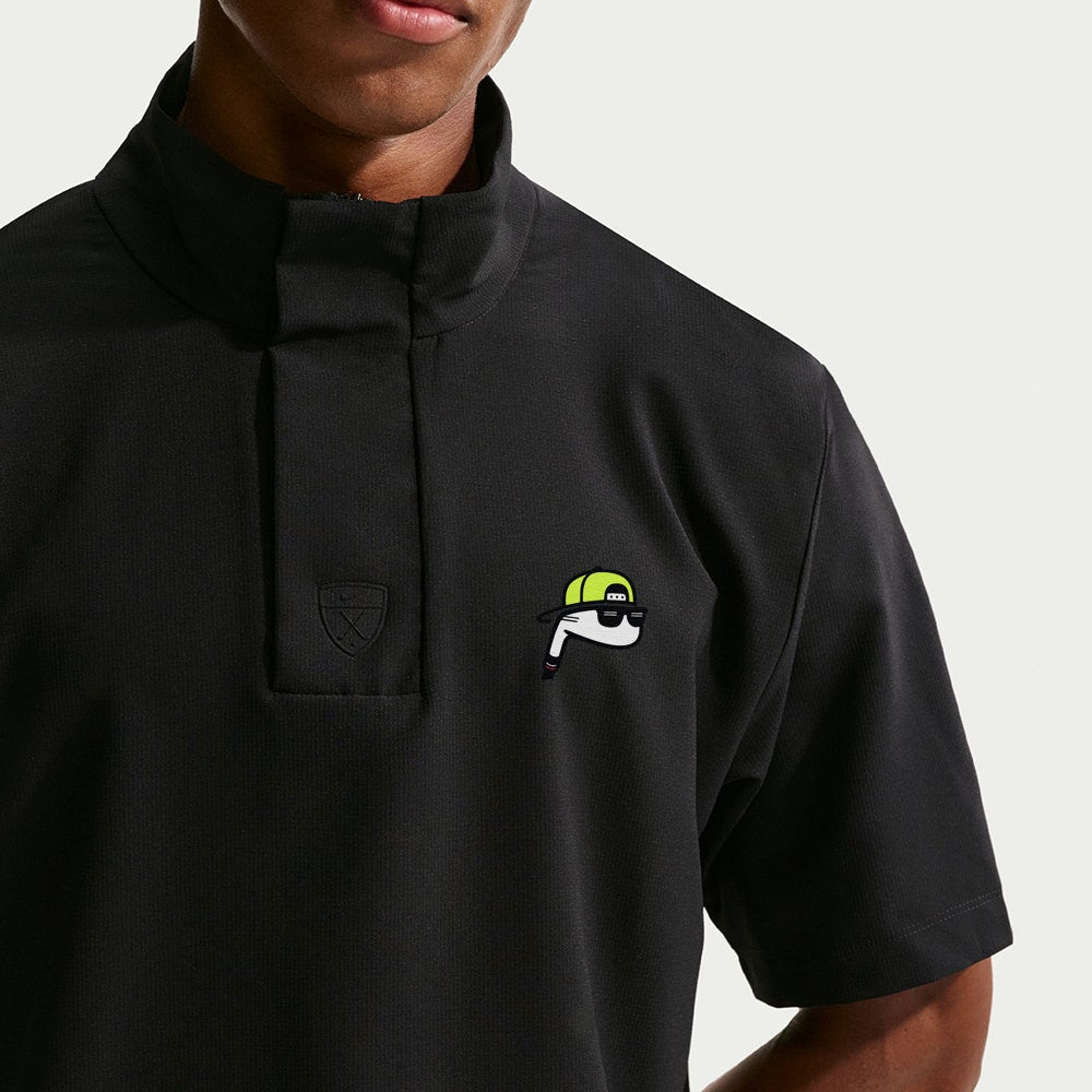 The Poser Club x NIKE - TP Jigger Windshirt - Black - Volt '26