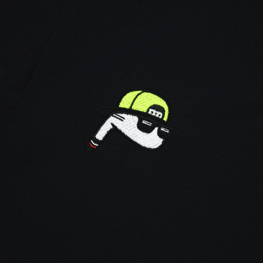 The Poser Club x NIKE - TP Jigger Windshirt - Black - Volt '26