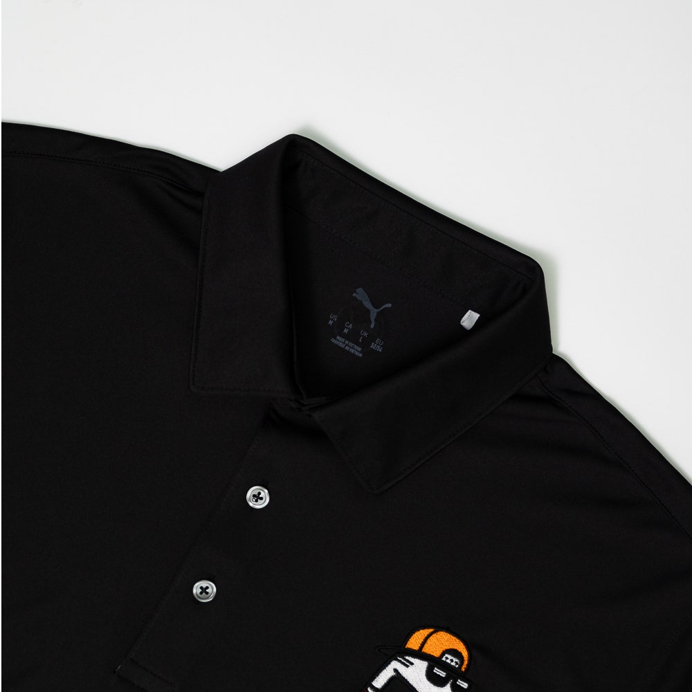 The Poser Club x PUMA - Pure 2.0 Jigger Polo Shirt - Black '26