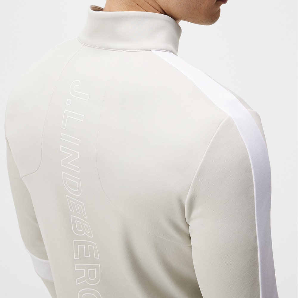 J.Lindeberg Golf Pullover - Carl HZ Mid - Moonbeam SH24