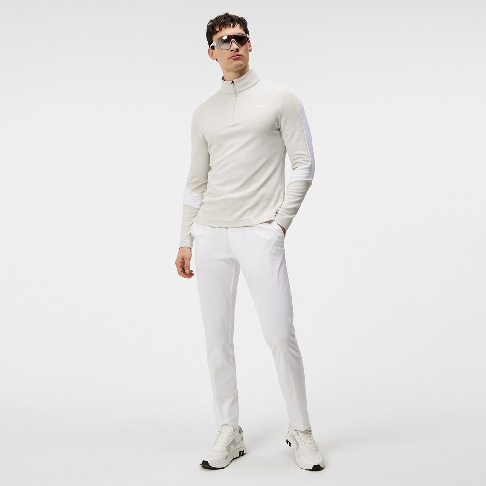 J.Lindeberg Golf Pullover - Carl HZ Mid - Moonbeam SH24
