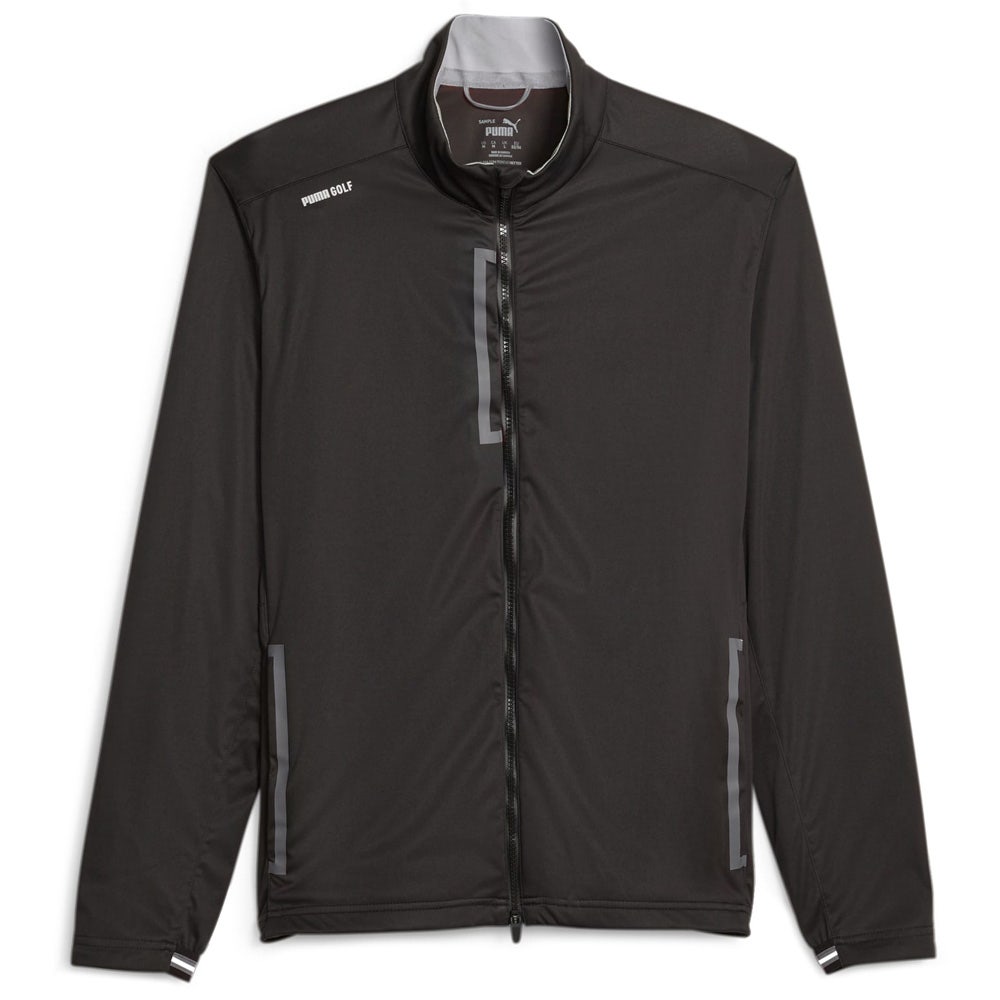 PUMA Golf Jacket Channel Softshell FZ Black AW23