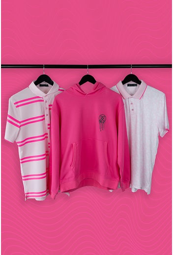 G/FORE Golf - Azalea Pink Styles - Hanging Trio 2023