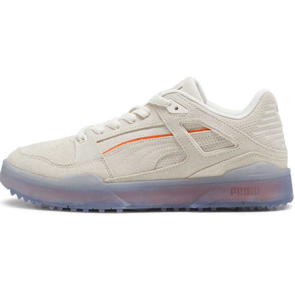 PUMA Golf Shoes Slipstream G Warm White RF Orange 2024
