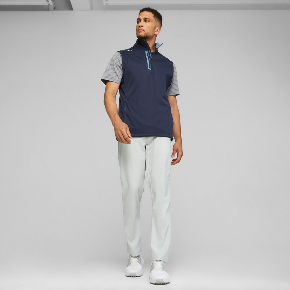 PUMA Golf Gilet - Momentum Wind Vest - Navy Blazer SS24