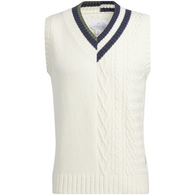 adidas Golf Jumper - adicross Sweater Vest - White AW22