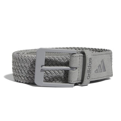 adidas Golf Belt - Braided Stretch Woven - Grey Three AW23