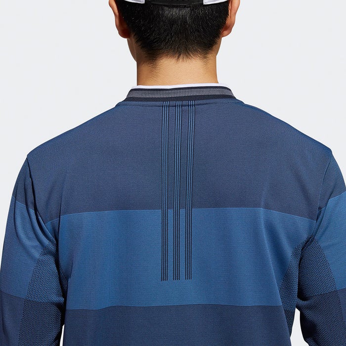 adidas Golf Shirt - Primeknit LS Polo - Night Navy AW21
