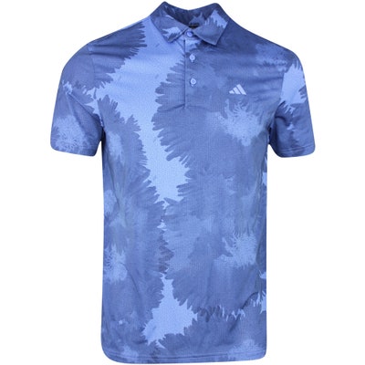 adidas Golf Shirt - Flower Mesh Polo - Blue Fusion SS23