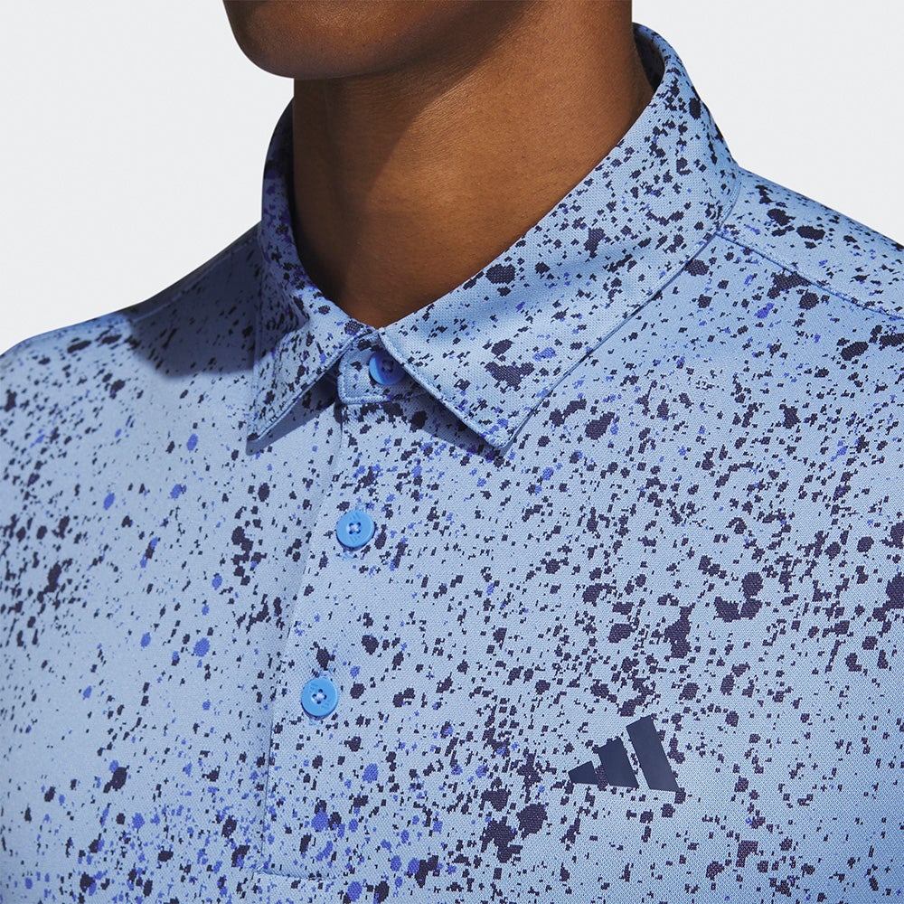 adidas Golf Shirt - Jacquard Polo - Blue Fusion SS23