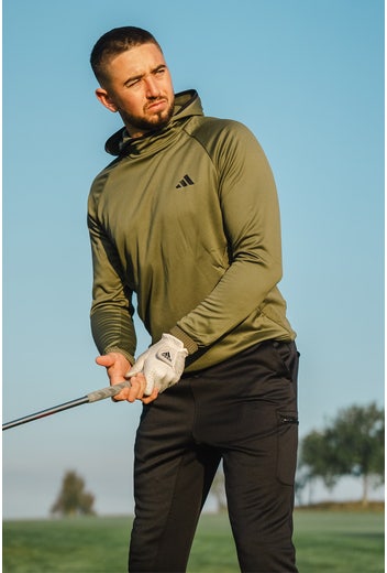 adidas golf - Olive Mid Layer Golf Hoodie - GP Campaign Fall 2023