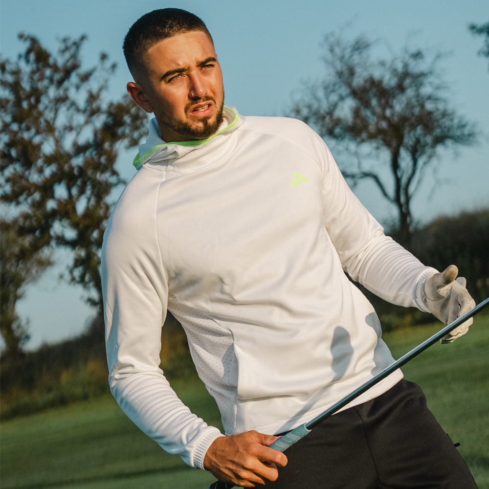 adidas Golf Pullover Cold.Rdy Hoodie White AW23