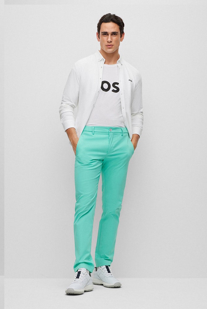 Mint green chinos mens outlet