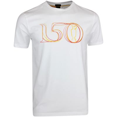 BOSS Golf T-Shirt - 150th Open Tee - Bright White 2022