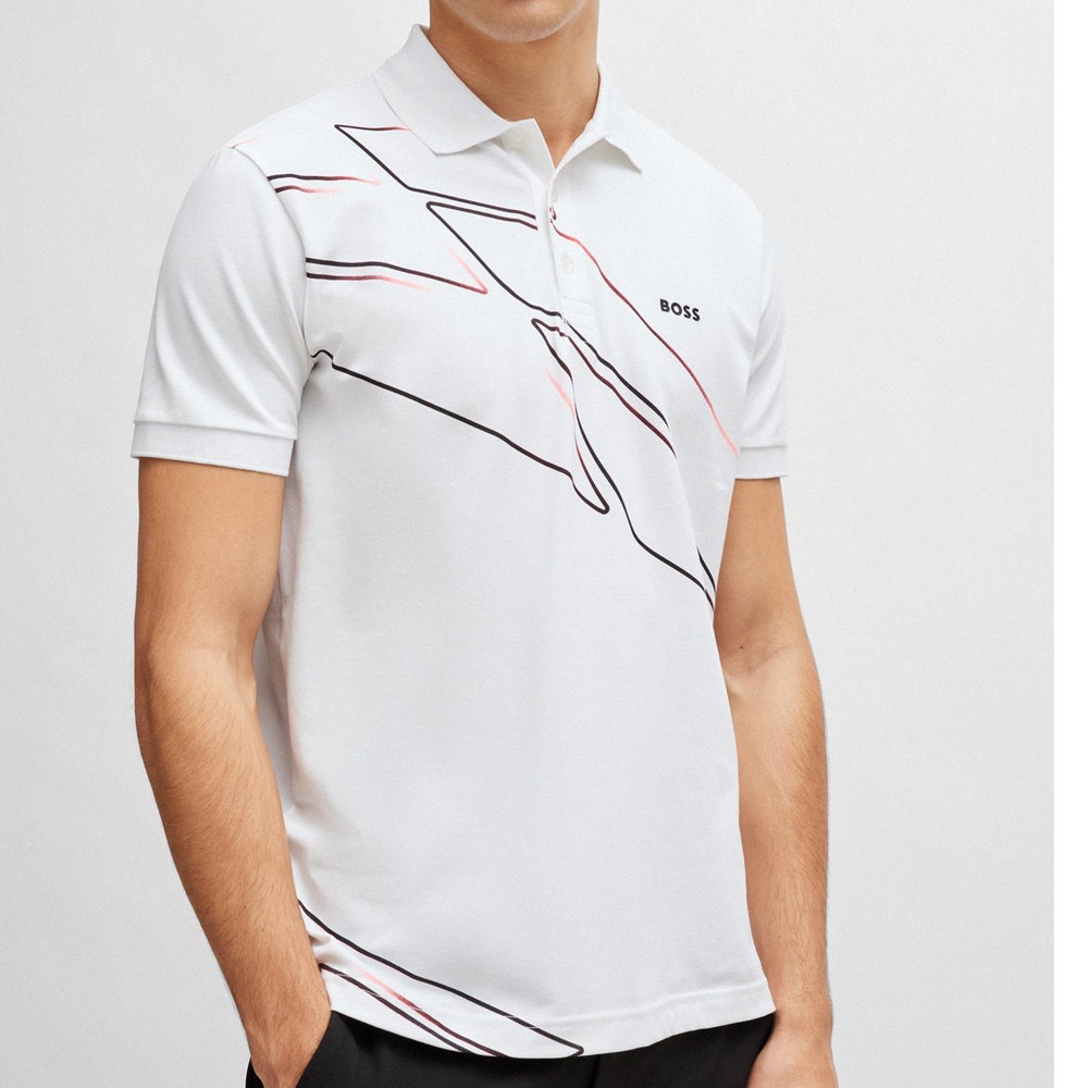 BOSS Golf Shirt - Paddy 3 Regular - Bright White SU24