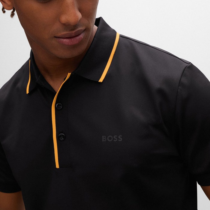 BOSS Golf Shirt - Paddytech 1 Regular - Black FA22