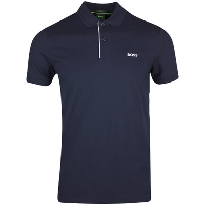 BOSS Golf Shirt - Paule 2 Slim - Dark Navy PS23
