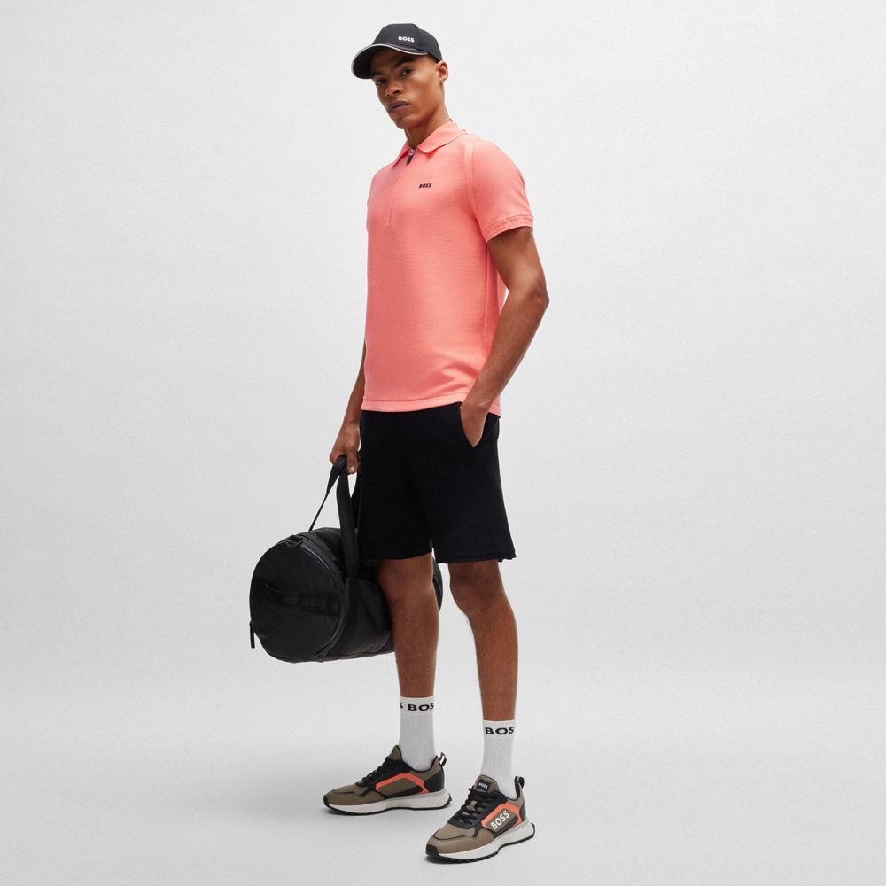 BOSS Golf Shirt - Zayno SS Knit - Fusion Coral SU24
