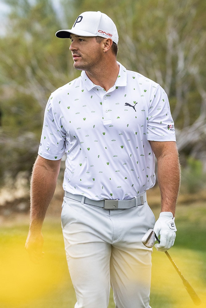 Bryson DeChambeau Masters Thursday PUMA Golf Shirt 2022