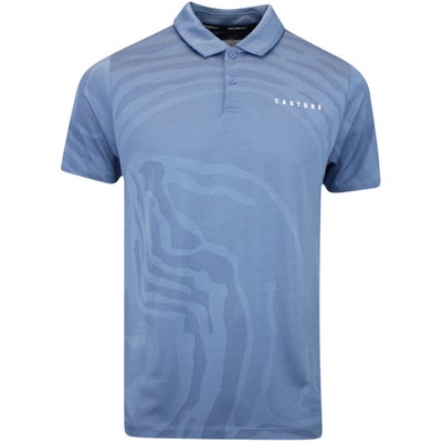 Castore Golf Shirt - Engineered Knit Polo - Horizon Blue SS23