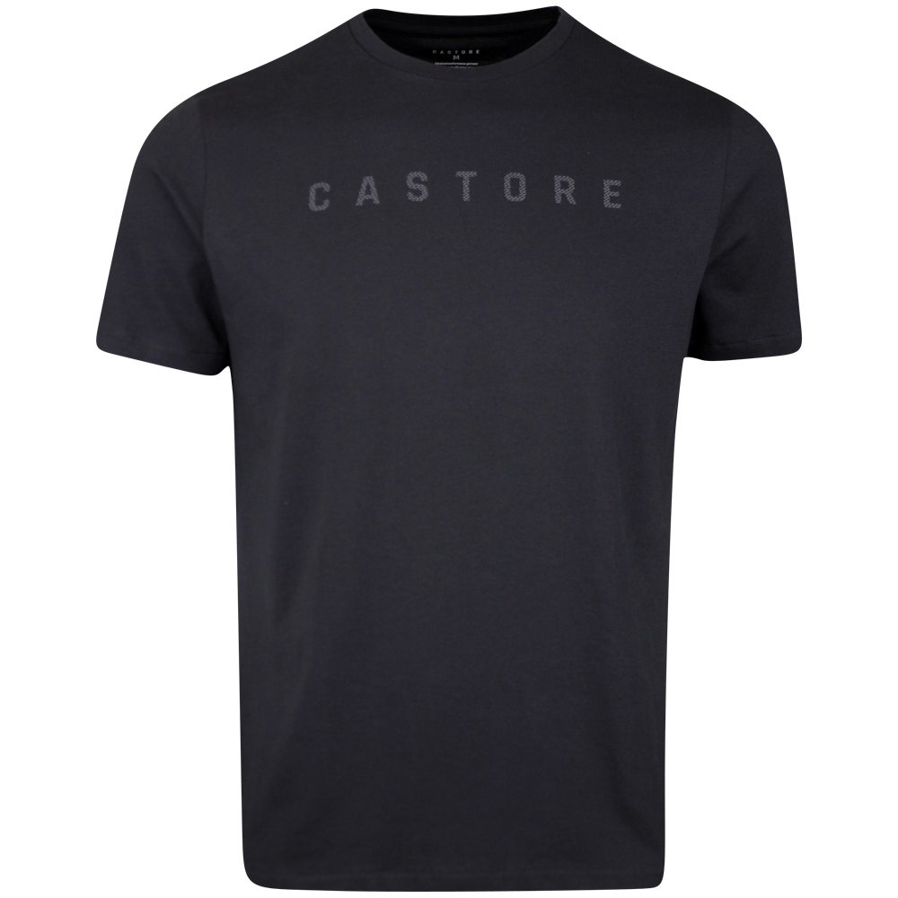 Castore Golf Shirt - Pinnacle Pique Stripe Polo - Midnight