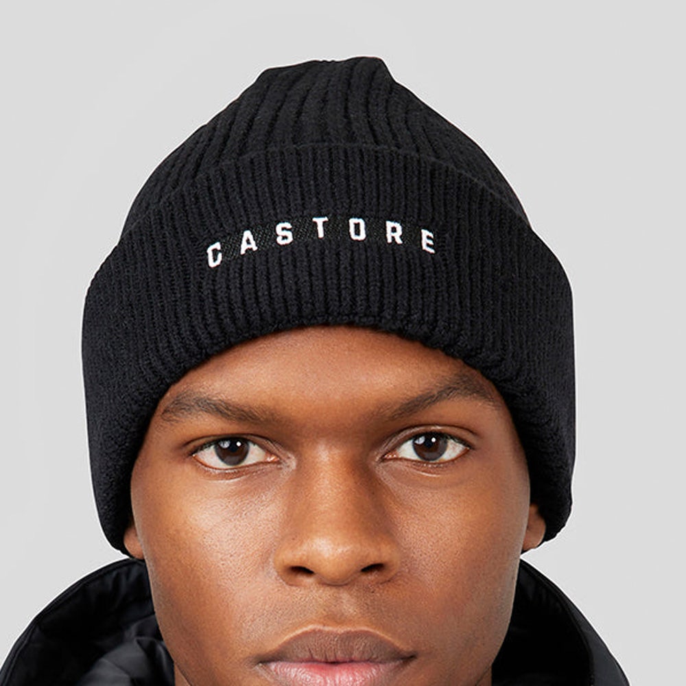 Castore Golf Beanie Rib Knit Black AW23
