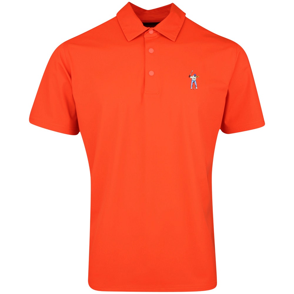 Eastside Golf Shirt - Snap Placket Polo - Moss Green Shuffle