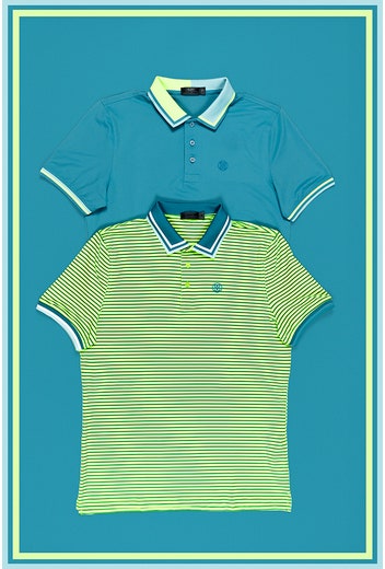 G/FORE Golf - Fine Stripe Polo Shirt - Outfit Inspiration 2023