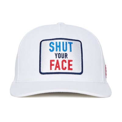 G/FORE Golf Cap - Shut Your Face Snapback - Snow SP23