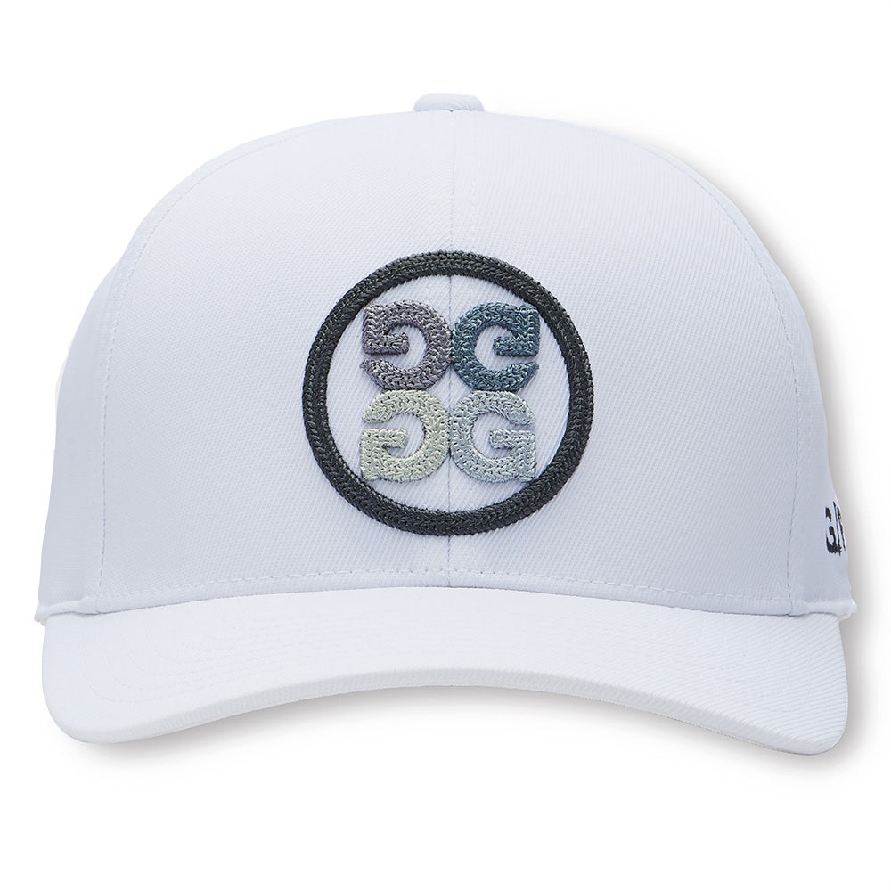 G/FORE Women's Embroidered Icon Stretch Twill Golf Hat, Snow White