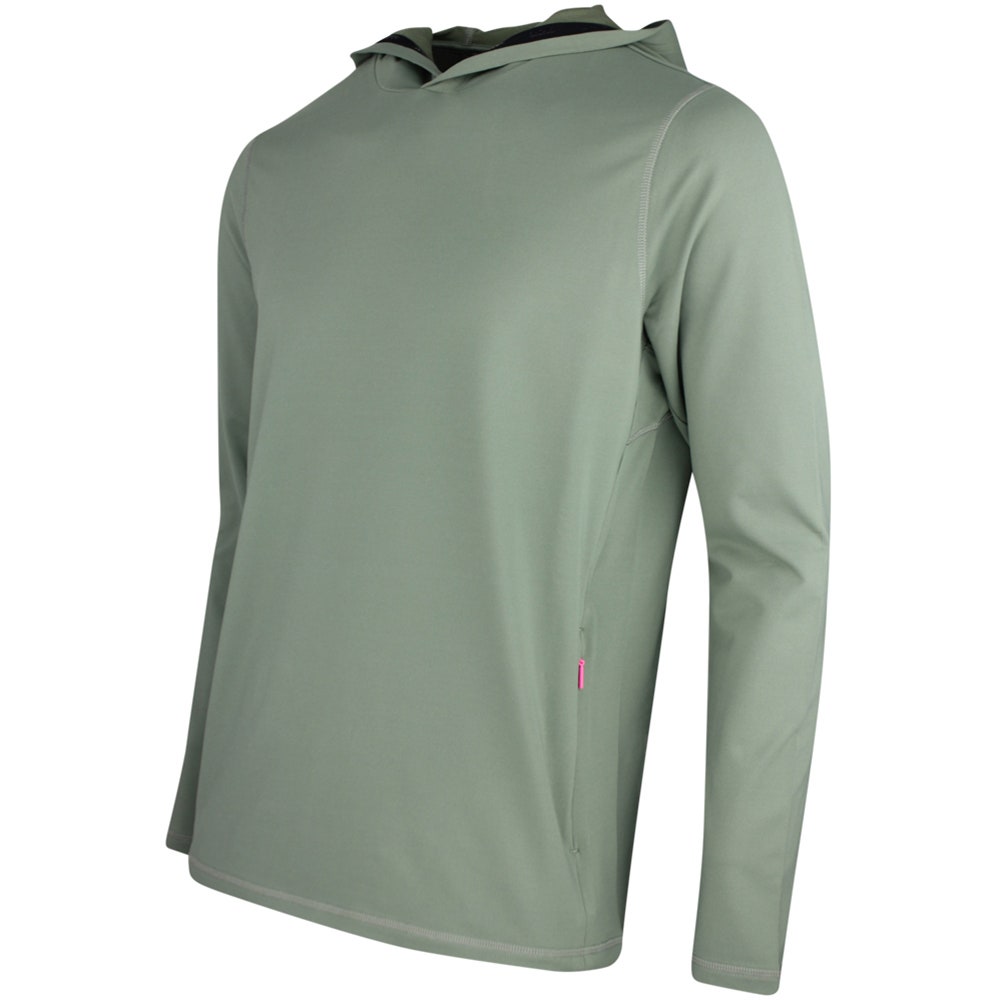 G/FORE Golf Pullover - Brushback Tech Hoodie - Isle Green SS24 G/FORE Golf Pullover - Brushback Tech Hoodie - Isle Green SS24