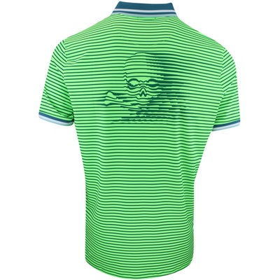 G/FORE Golf Shirt - 3D Skull & Tee's 3D Tech Jersey - Gecko AW23