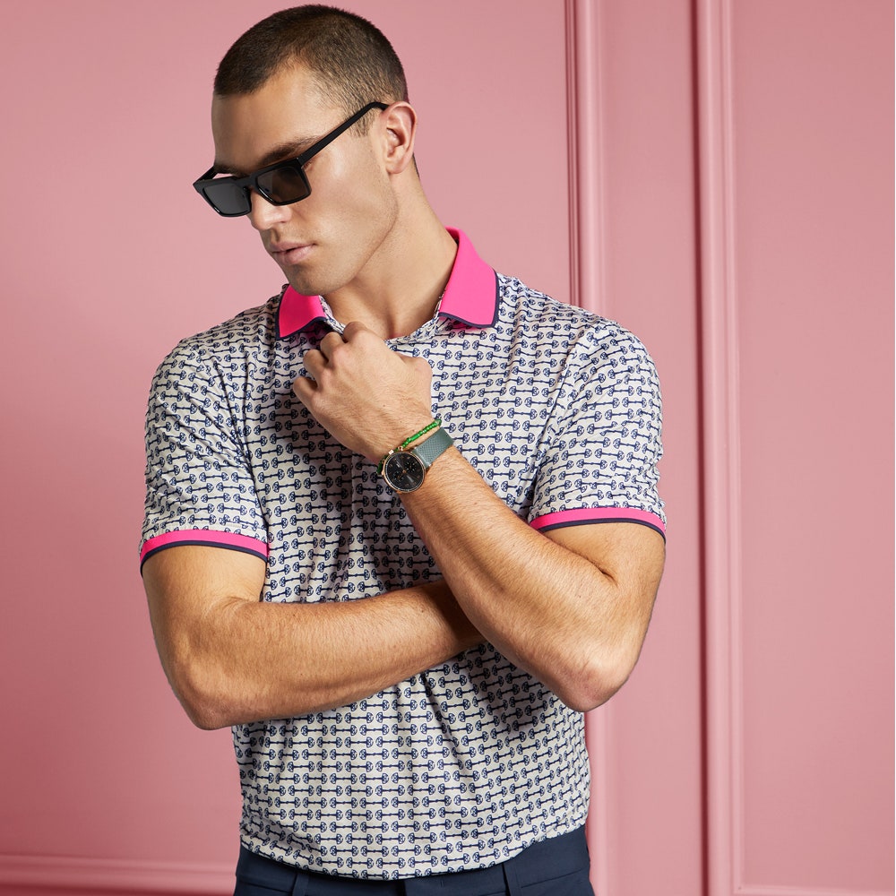 FLOG golf club FG BOY MESH SHIRT