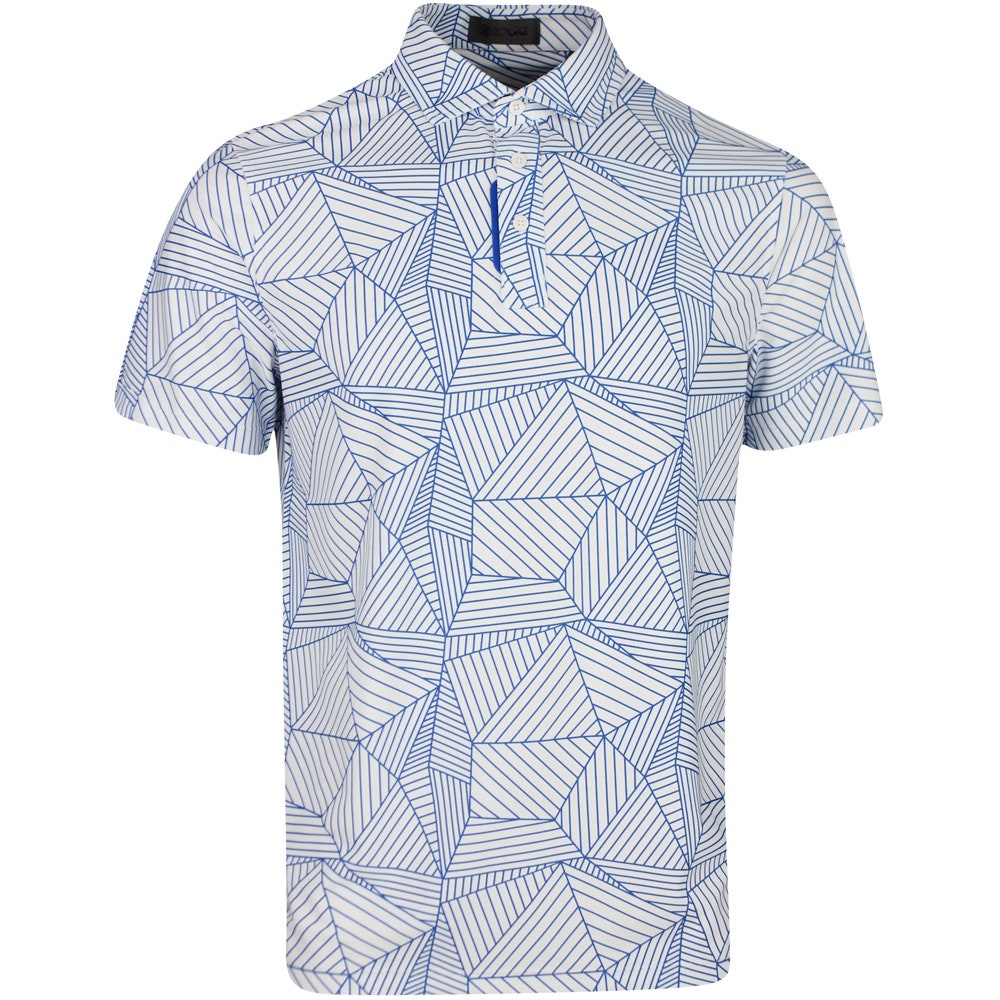 G/FORE Golf Shirt - Blur Floral Tech Jersey Polo - Twilight SS25 G/FORE Golf Shirt - Blur Floral Tech Jersey Polo - Twilight SS25